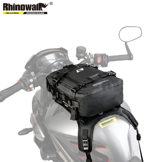 🏍️ Bolsa de Moto Impermeable Rhinowalk: Seguridad y Resistencia para tus Viajes 🏍️