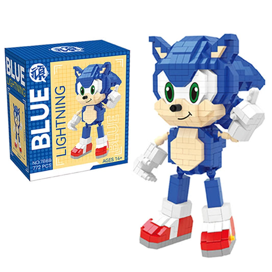 Set de Construcción Inspirado en Lightning Sonic - 3 Modelos Coleccionables