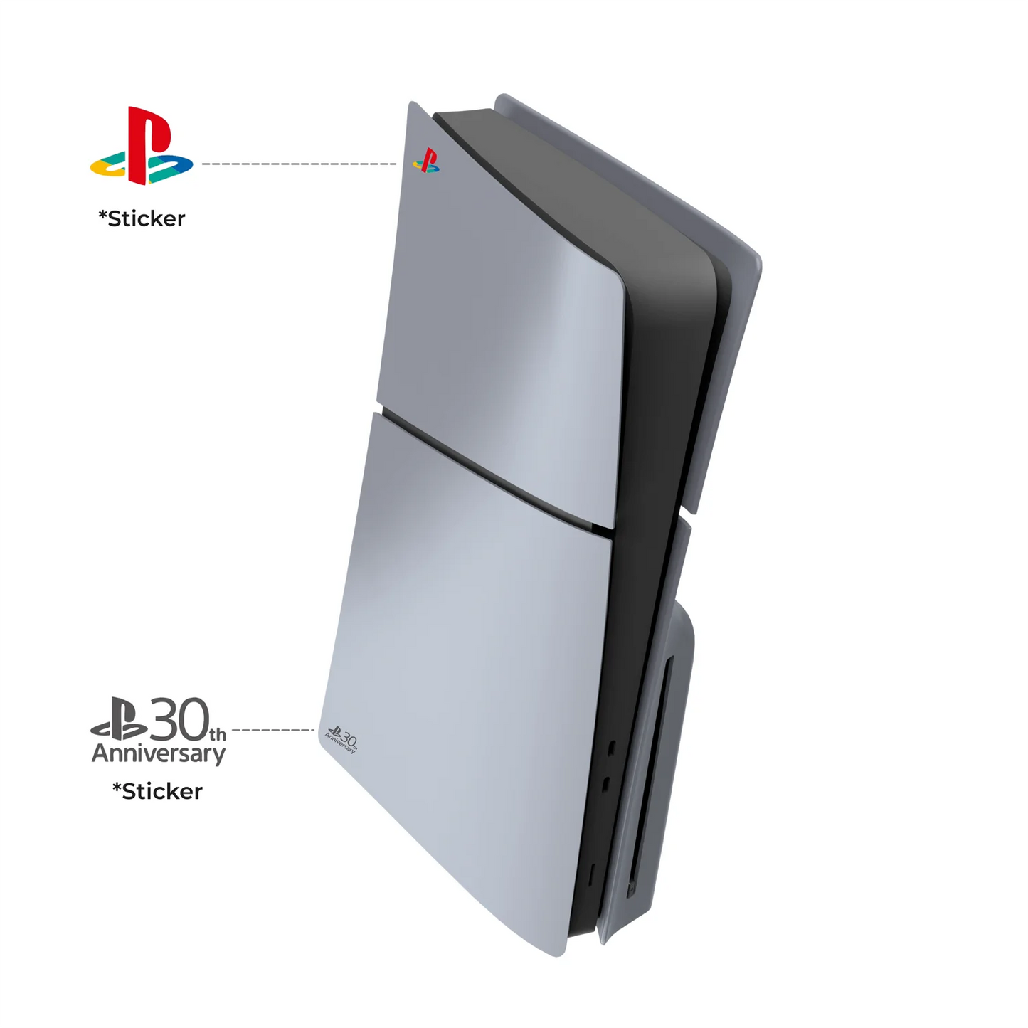 Carcasa Personalizada Gris para PS5 Slim - Edición 30 Aniversario