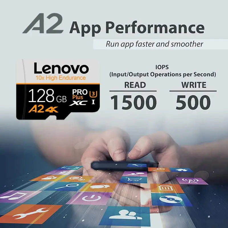 Tarjetas MicroSD Lenovo A2 4K – Rendimiento Premium