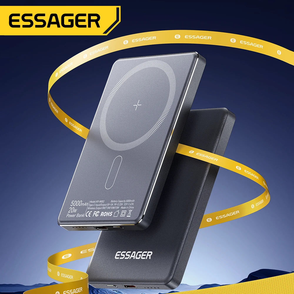 Cargador Portátil Magnético Essager 5000mAh